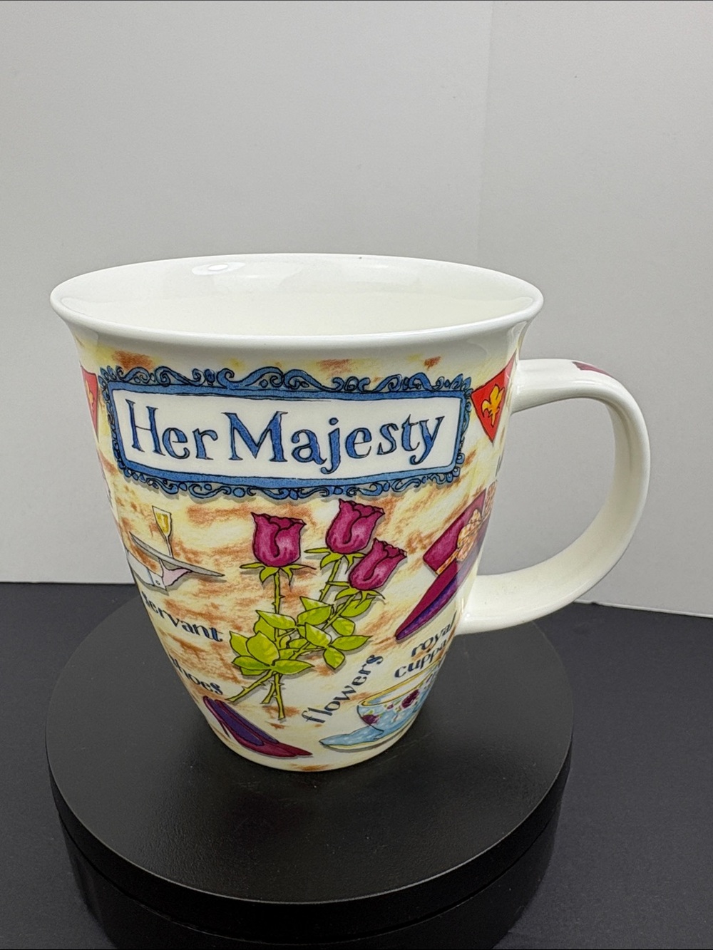 Dunoon Her Majesty Mug Nevis Queen Made In England Designed By Kate Mawdsley